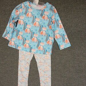 Pete and Lucy Fox Top and pant set